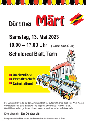 Flyer Dürntner Märt 2023